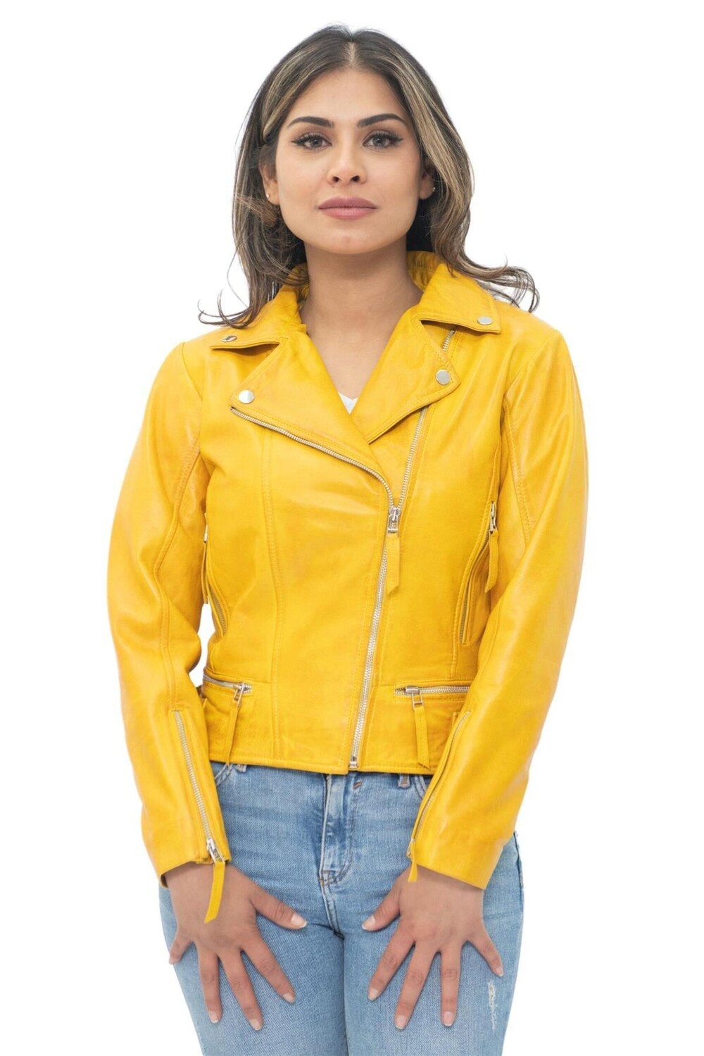 Кожаная косуха-Стокгольм Infinity Leather, желтый
Кожаная косуха-Стокгольм Infinity Leather, желтый