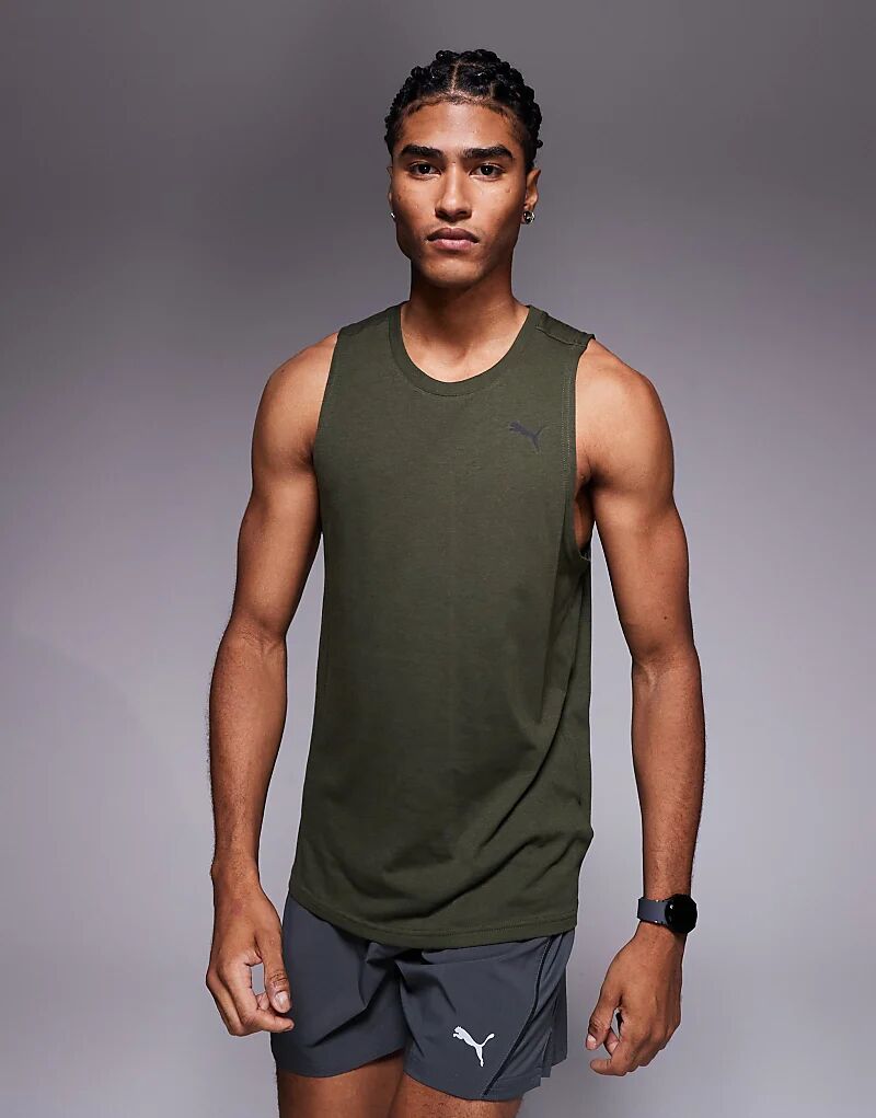 Майка без рукавов Puma Tad Tech Triblend темно-оливкового цвета
Майка без рукавов Puma Tad Tech Triblend темно-оливкового цвета