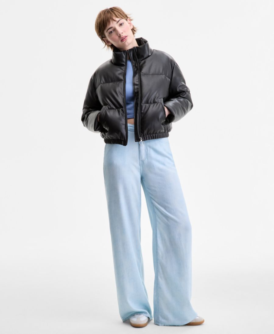 Укороченное пуховое пальто из искусственной кожи для подростков CoffeeShop, Black
Укороченное пуховое пальто из искусственной кожи для подростков CoffeeShop, Black