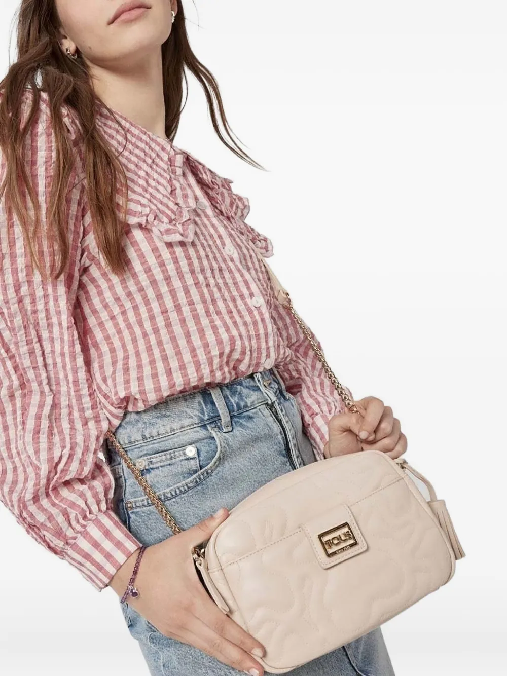 Маленькая сумка через плечо Kaos Dream TOUS, нейтральный 
Маленькая сумка через плечо Kaos Dream TOUS, нейтральный