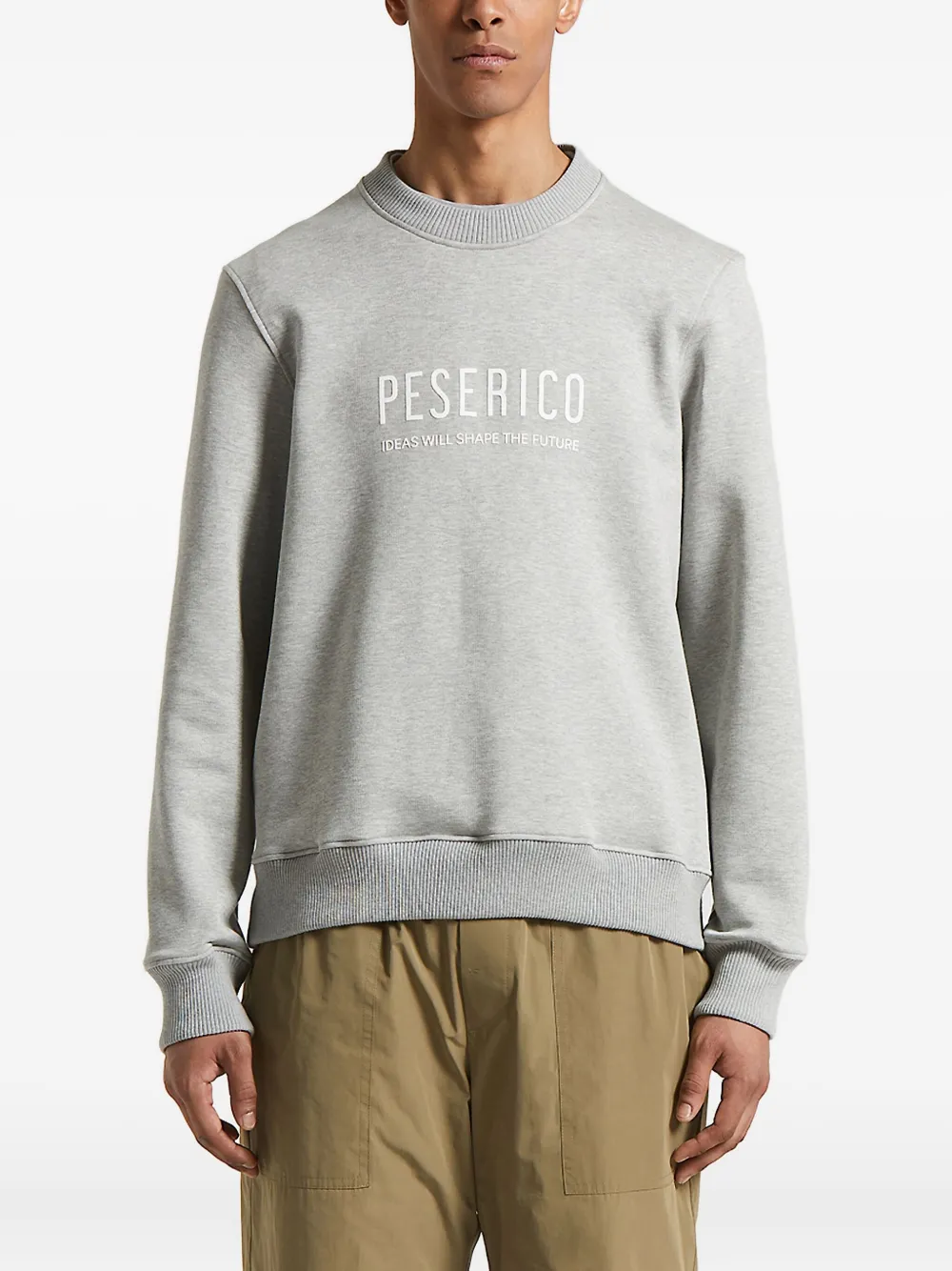 Толстовка с вышитым логотипом Peserico, серый
Толстовка с вышитым логотипом Peserico, серый