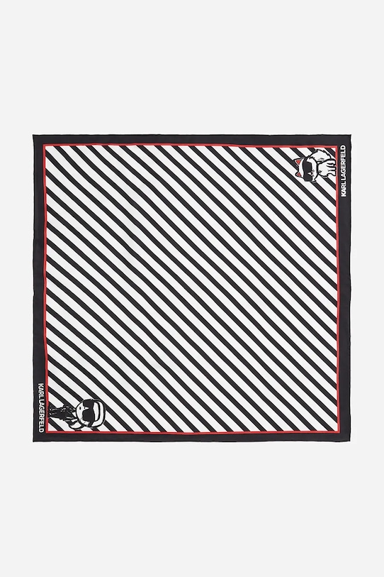 Шелковый шарф Karl Lagerfeld, черный
Шелковый шарф Karl Lagerfeld, черный