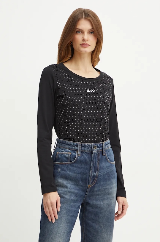 Лонгслив Liu Jo, черный
Лонгслив Liu Jo, черный