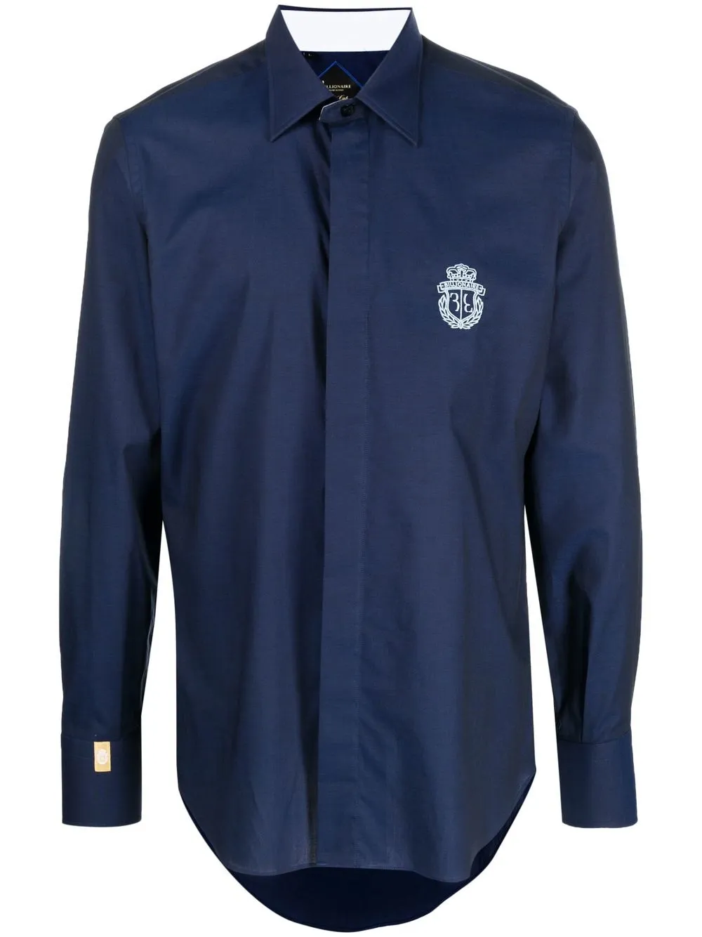 Рубашка Silver Cut с логотипом Billionaire, синий
Рубашка Silver Cut с логотипом Billionaire, синий