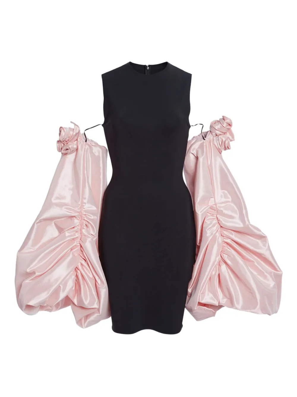 Платье с рукавами из тафты Coperni, черный
Платье с рукавами из тафты Coperni, черный