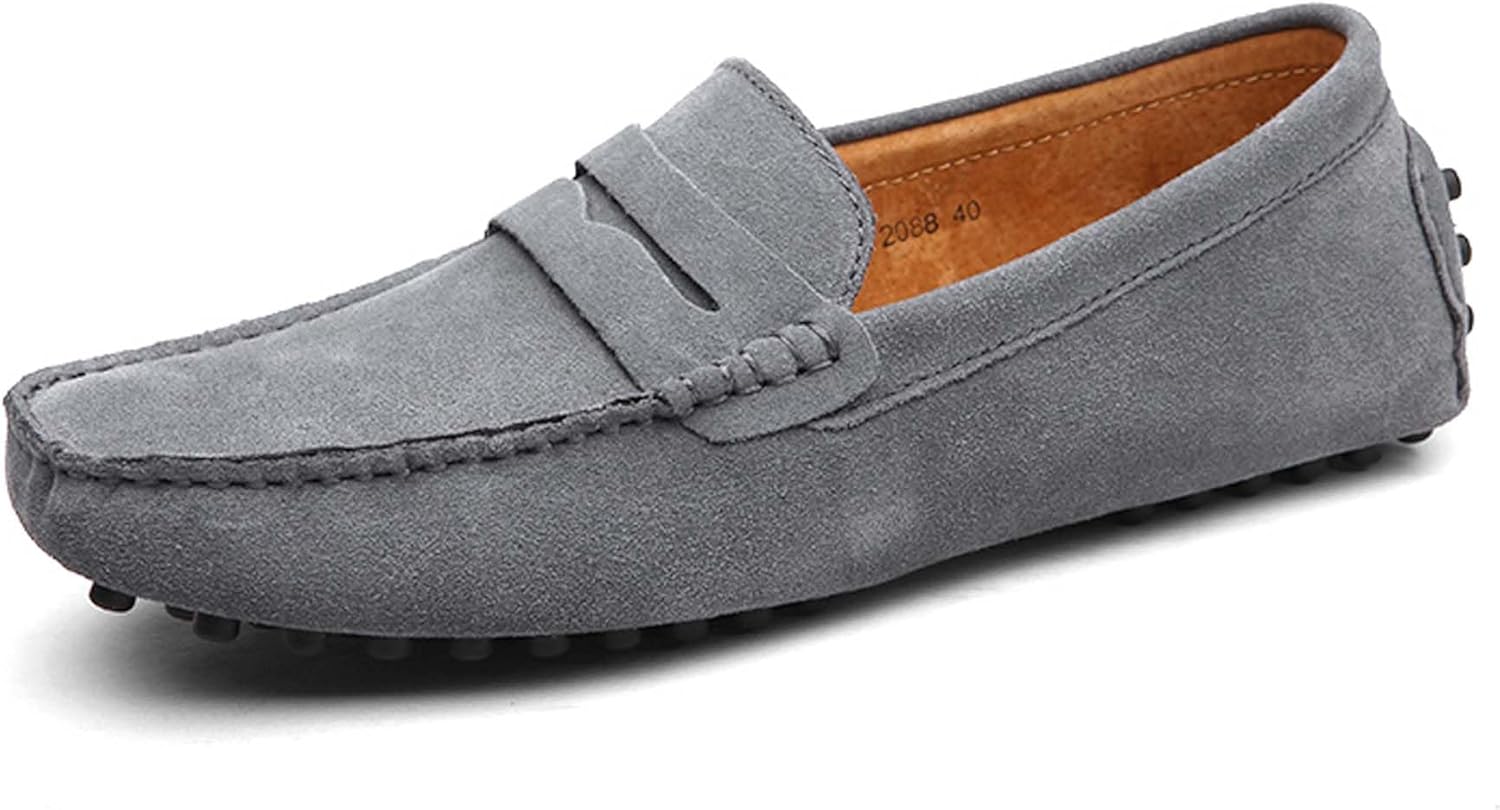 Мужские лоферы Penny из модной замши для бизнеса, офиса, формальной одежды, свадеб, банкетов, униформы, слипоны из кожи, нескользящие обувь для ходьбы, вождения и прогулок на лодке, больших размеров Generic, серый
Мужские лоферы Penny из модной замши для бизнеса, офиса, формальной одежды, свадеб, банкетов, униформы, слипоны из кожи, нескользящие обувь для ходьбы, вождения и прогулок на лодке, больших размеров Generic, серый