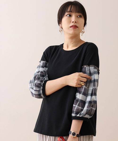 Футболка с клетчатыми рукавами BELLUNA PLUS, черный
Футболка с клетчатыми рукавами BELLUNA PLUS, черный