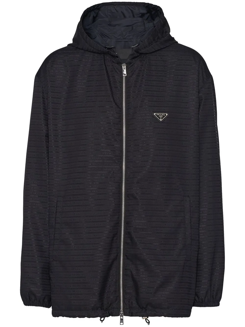 Куртка Re-Nylon с капюшоном Prada, черный
Куртка Re-Nylon с капюшоном Prada, черный