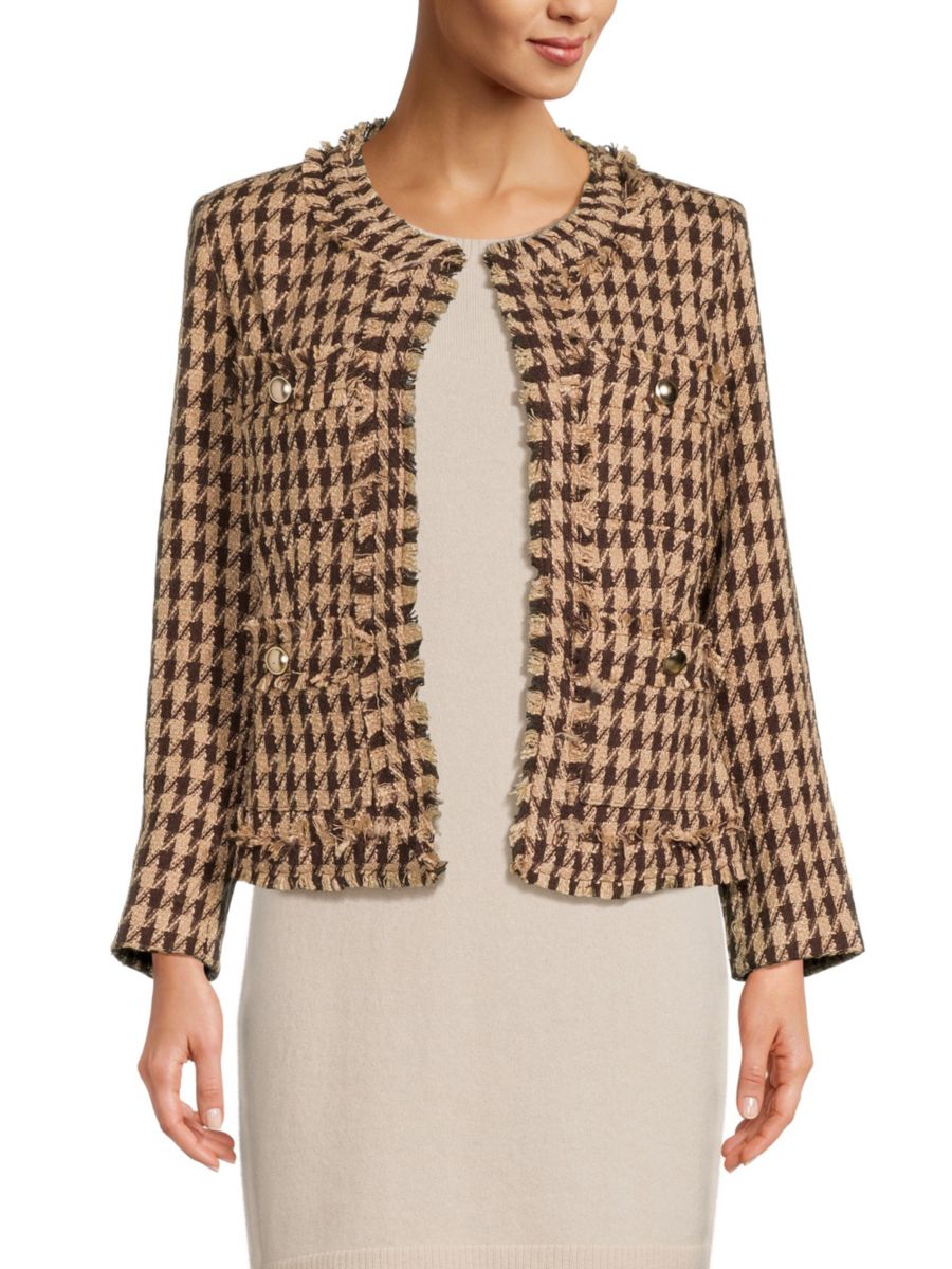 Куртка в ломаную клетку Saks Fifth Avenue, цвет Camel Chocolate
Куртка в ломаную клетку Saks Fifth Avenue, цвет Camel Chocolate