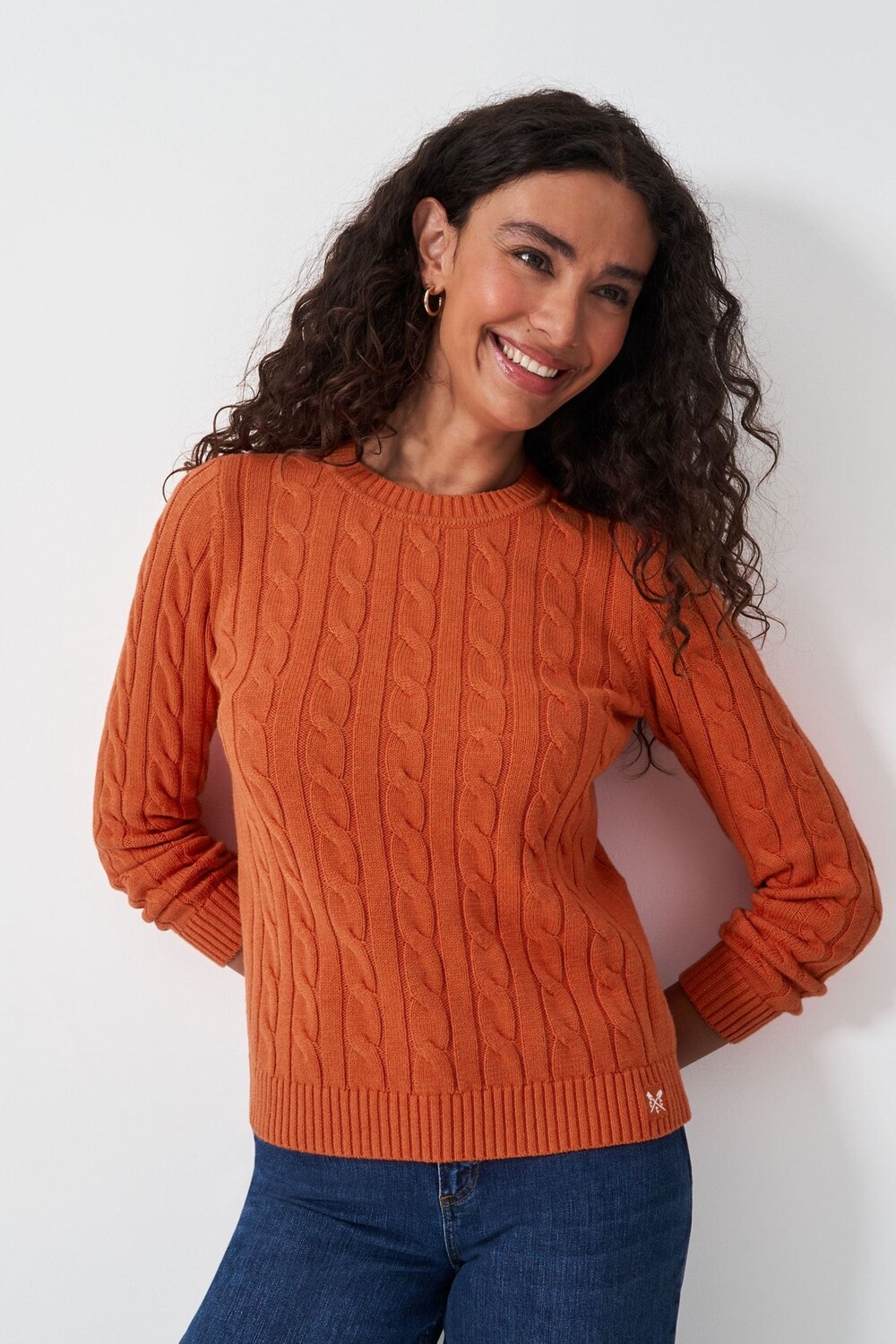 Одежда для экипажа джемпер крупной вязки с круглым вырезом Crew Clothing Company, оранжевый
Одежда для экипажа джемпер крупной вязки с круглым вырезом Crew Clothing Company, оранжевый