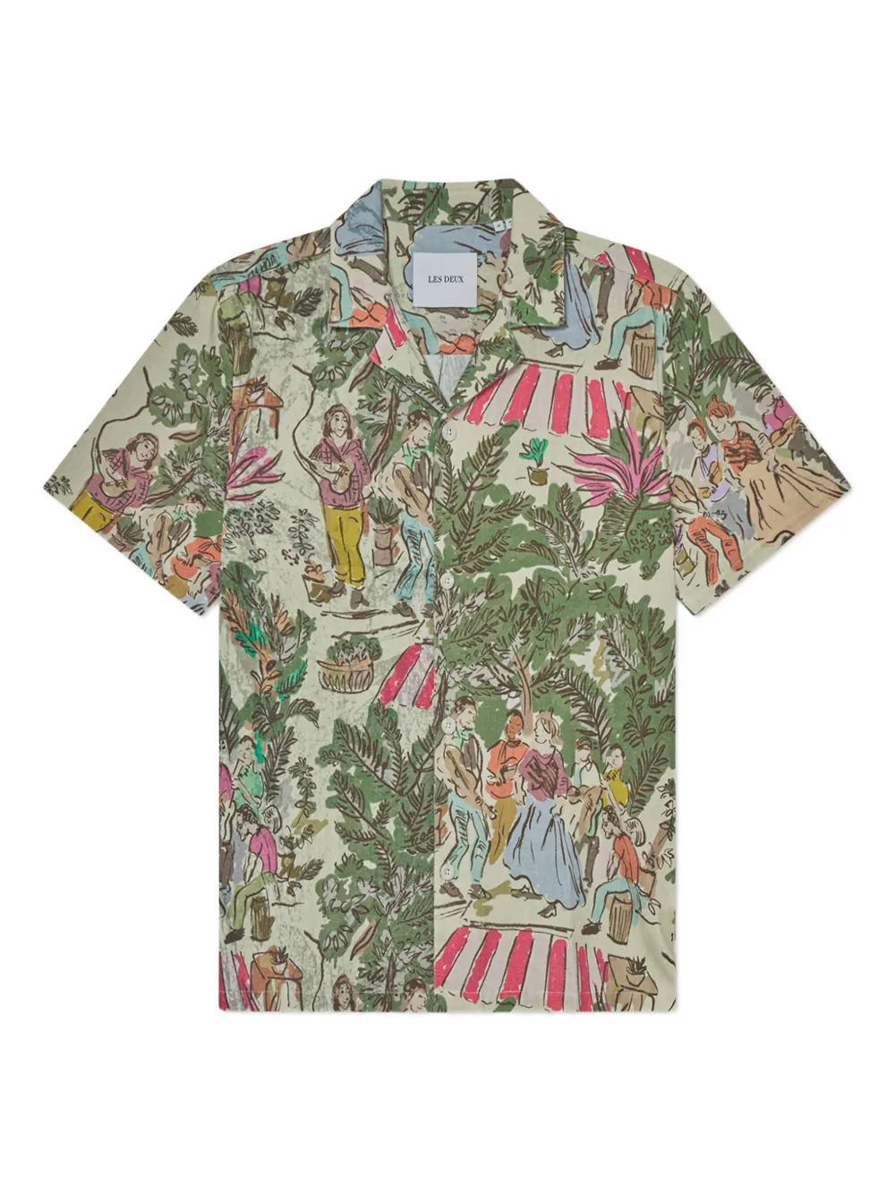 Рубашка с узором Les Deux, зеленый
Рубашка с узором Les Deux, зеленый