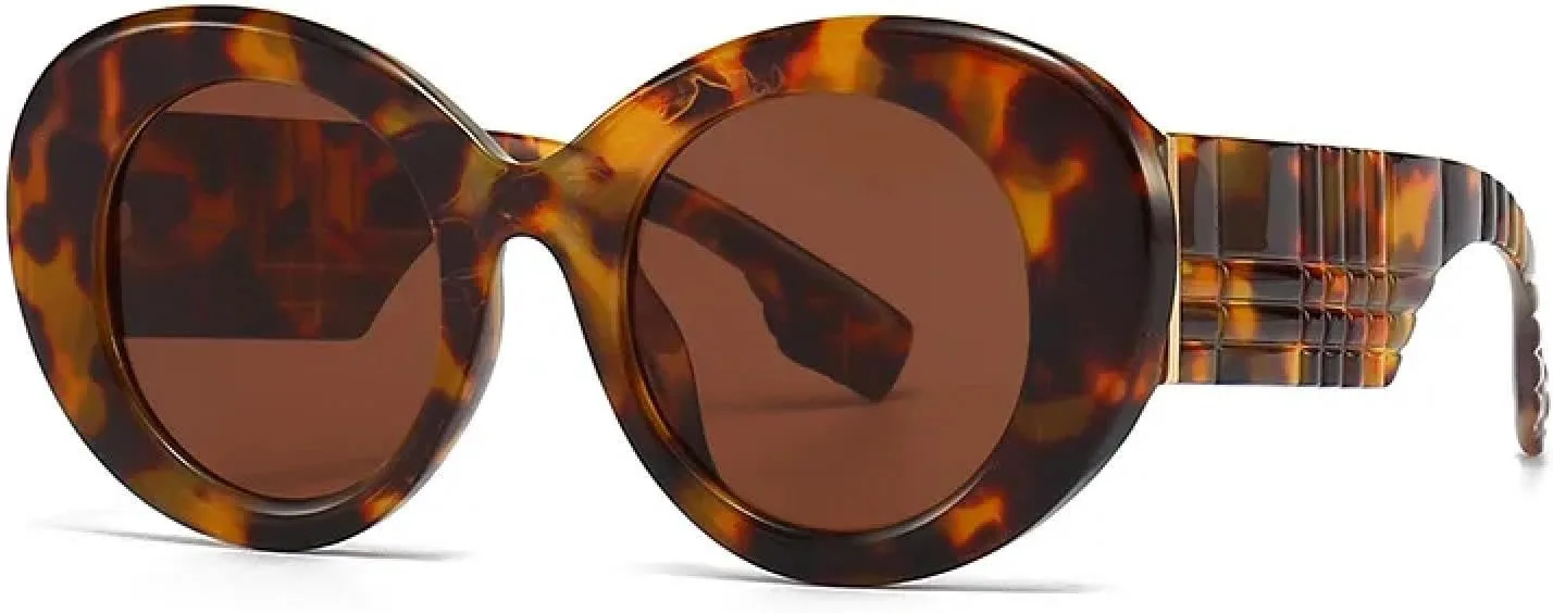 Большие круглые солнцезащитные очки в популярном стиле: полоски, конфетные цвета, панк, для женщин и мужчин, защита от УФ-излучения UV400 VVTWSSW, Leopard-brown
Большие круглые солнцезащитные очки в популярном стиле: полоски, конфетные цвета, панк, для женщин и мужчин, защита от УФ-излучения UV400 VVTWSSW, Leopard-brown