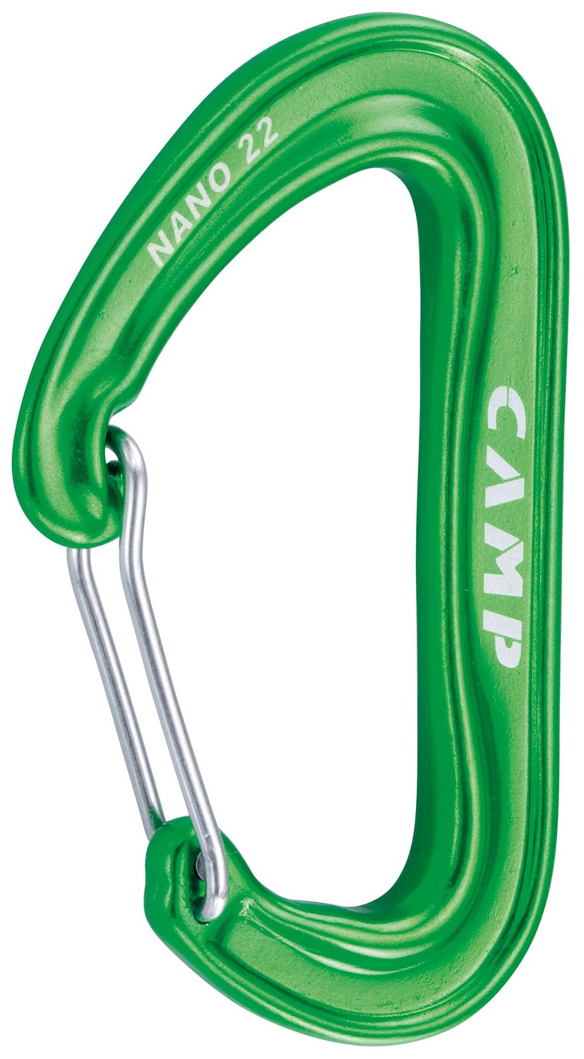 Карабин Nano 22 с проволочным замком C.A.M.P., зеленый
Карабин Nano 22 с проволочным замком C.A.M.P., зеленый