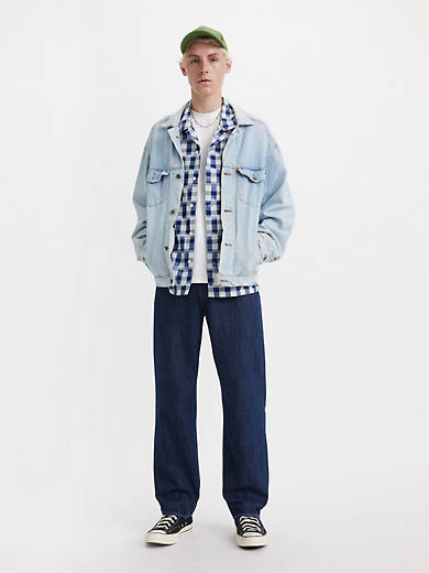 568 Свободные мужские джинсы из льна и денима Levi's, цвет Big Cap Lightweight - Dark Wash - Non-Stretch
568 Свободные мужские джинсы из льна и денима Levi's, цвет Big Cap Lightweight - Dark Wash - Non-Stretch