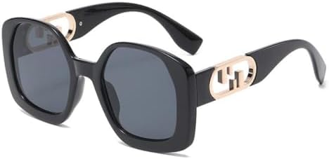 Модные солнцезащитные очки большого размера 2027 года для женщин, винтажные панк-солнцезащитные очки для мужчин, очки для вождения, защита от УФ-излучения UV400 MTZJH, Black
Модные солнцезащитные очки большого размера 2027 года для женщин, винтажные панк-солнцезащитные очки для мужчин, очки для вождения, защита от УФ-излучения UV400 MTZJH, Black