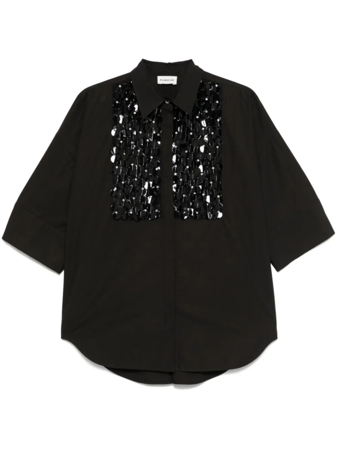 Рубашка PAROSH, украшенная пайетками P.A.R.O.S.H., черный
Рубашка PAROSH, украшенная пайетками P.A.R.O.S.H., черный