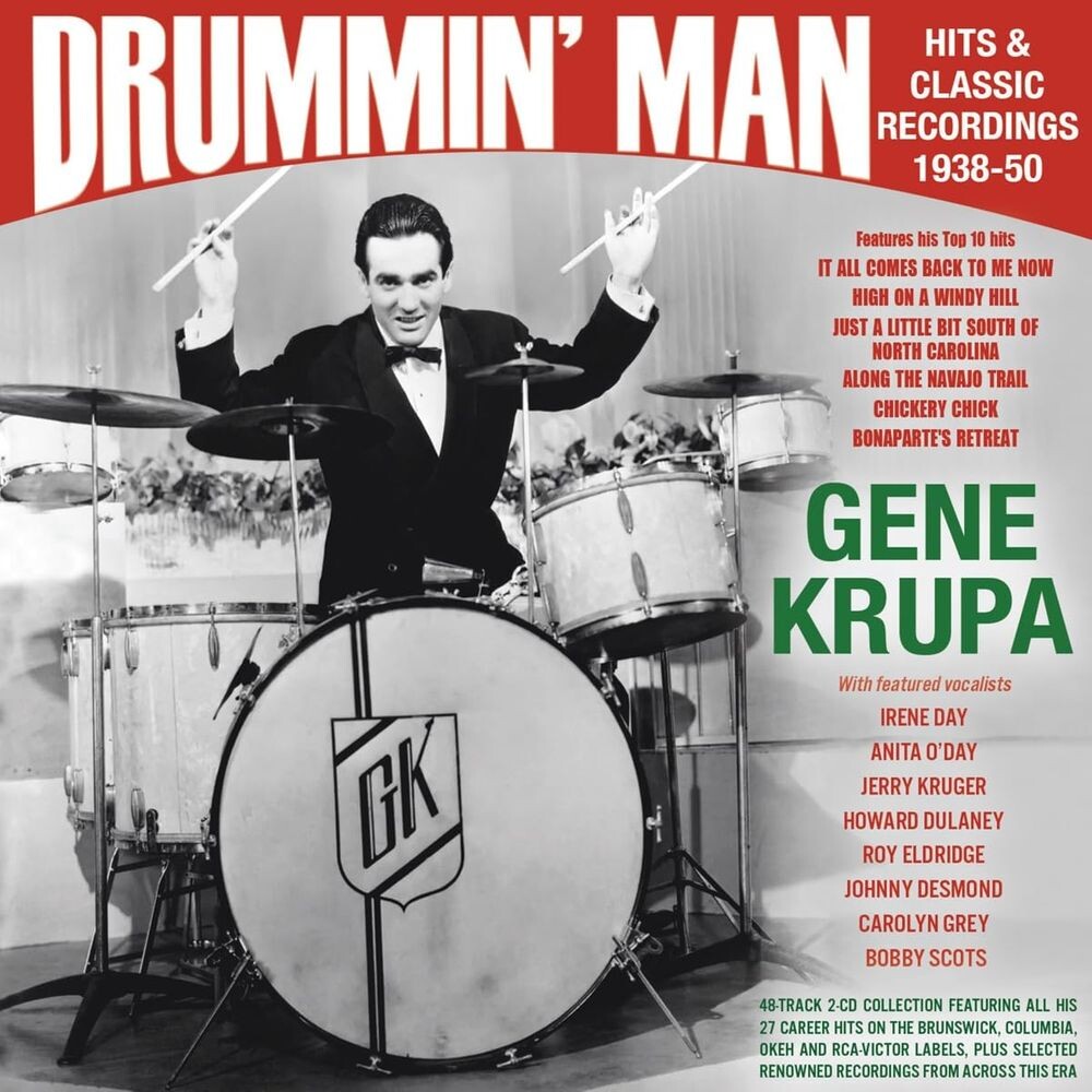 Диск CD Drummin' Man: Hits & Classic Recordings 1938-50 - Gene Krupa
Диск CD Drummin' Man: Hits & Classic Recordings 1938-50 - Gene Krupa