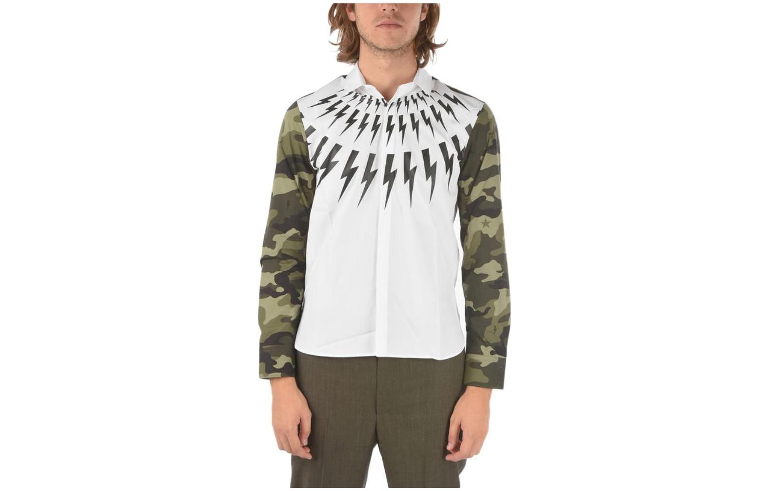 Neil Barrett Мужская белая рубашка
Neil Barrett Мужская белая рубашка