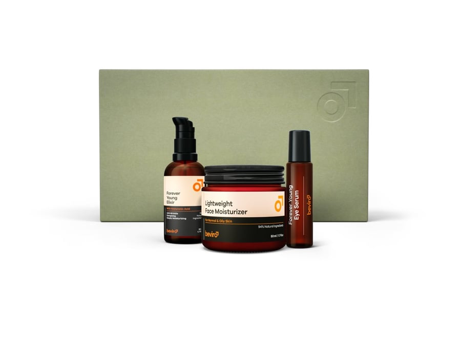 Beviro - Forever young skin care kit - Набор для ухода за кожей лица и нормальной и жирной кожей (сыворотка для глаз, сыворотка для лица и увлажняющий крем)
Beviro - Forever young skin care kit - Набор для ухода за кожей лица и нормальной и жирной кожей (сыворотка для глаз, сыворотка для лица и увлажняющий крем)