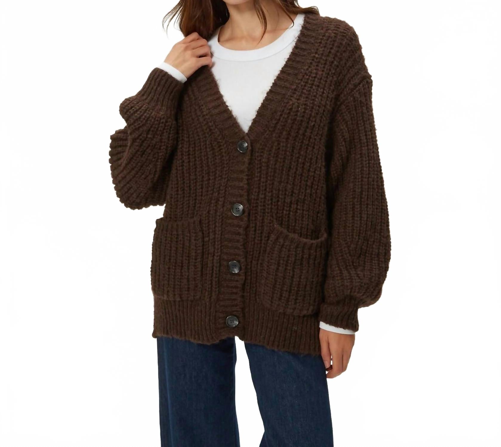 Кардиган дедушки Скай в цвете эспрессо Michael Stars, espresso
Кардиган дедушки Скай в цвете эспрессо Michael Stars, espresso