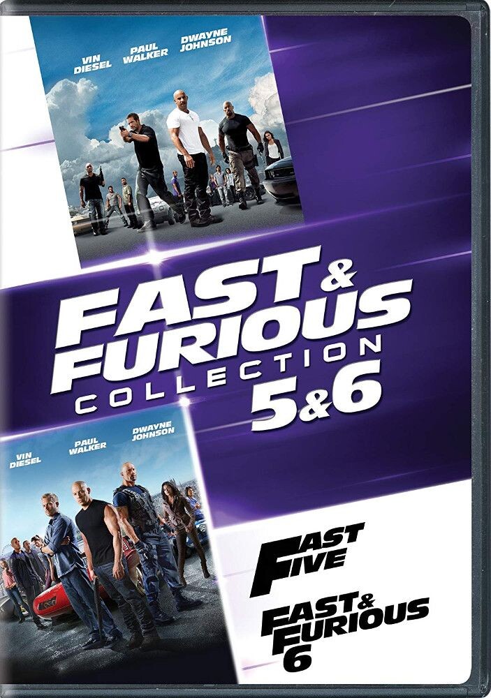 Диск DVD Fast & Furious Collection: 5 &
Диск DVD Fast & Furious Collection: 5 &