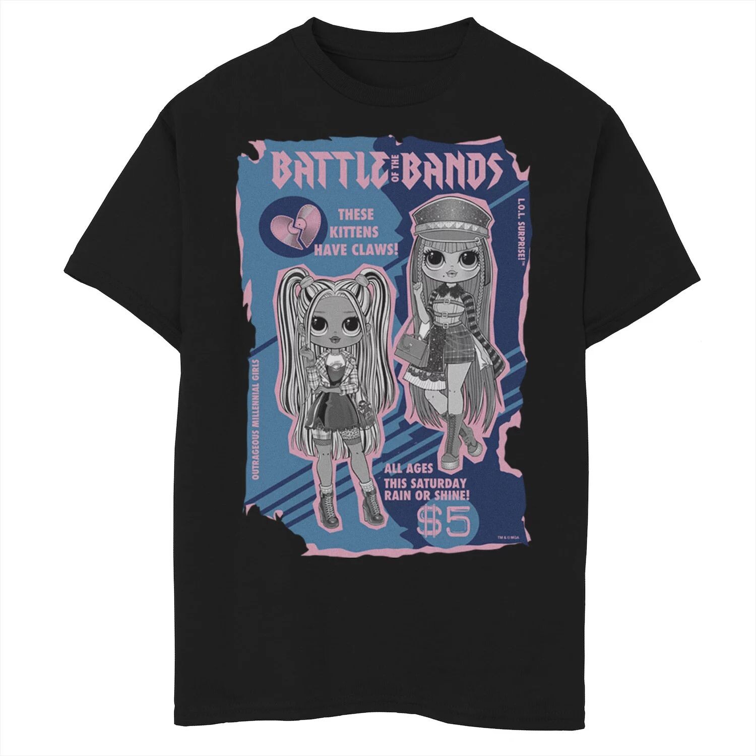 Мальчики 8-20 Л.О.Л. Сюрприз! Футболка с плакатом концерта Battle Of The Bands Licensed Character
Мальчики 8-20 Л.О.Л. Сюрприз! Футболка с плакатом концерта Battle Of The Bands Licensed Character
