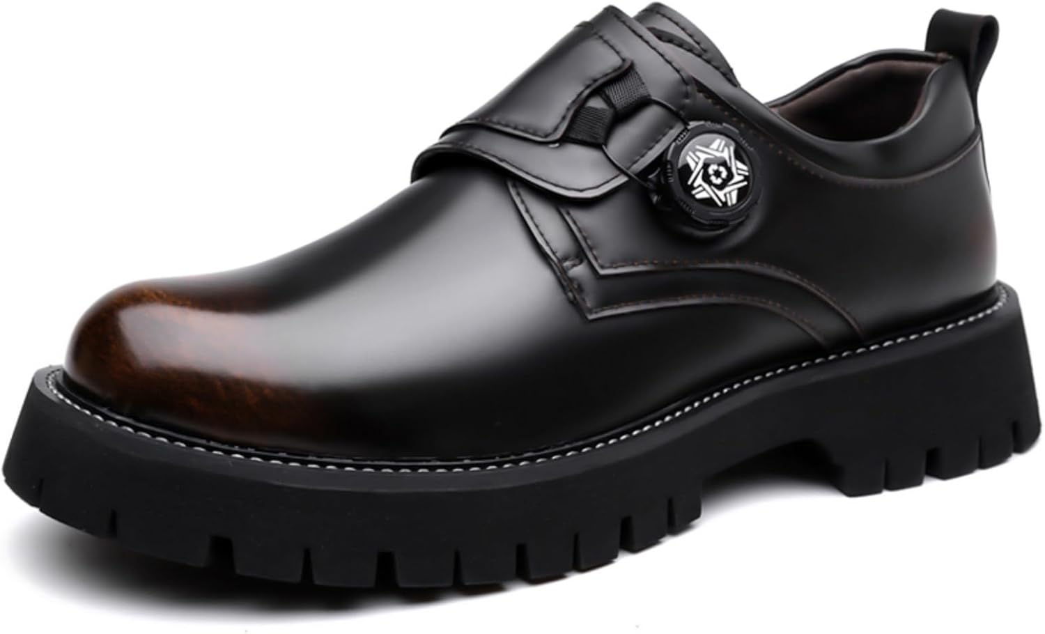Мужские ретро кожаные туфли-слипоны на платформе с пряжкой, оксфорды с низким верхом, круглым носком, удобные с массивным каблуком, противоскользящая повседневная обувь Дерби для работы, офиса, официальных событий и свадеб Qwuieoin, коричневый
Мужские ретро кожаные туфли-слипоны на платформе с пряжкой, оксфорды с низким верхом, круглым носком, удобные с массивным каблуком, противоскользящая повседневная обувь Дерби для работы, офиса, официальных событий и свадеб Qwuieoin, коричневый