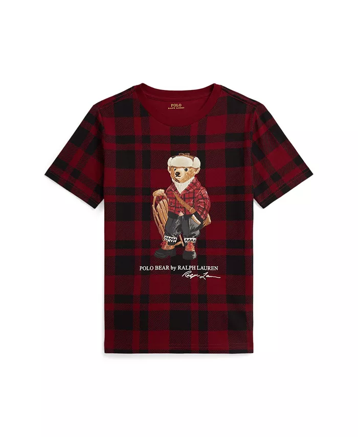Мальчиковая футболка с медвежонком Polo в клетку, хлопок, размеры 2-7 лет Polo Ralph Lauren, мультиколор
Мальчиковая футболка с медвежонком Polo в клетку, хлопок, размеры 2-7 лет Polo Ralph Lauren, мультиколор