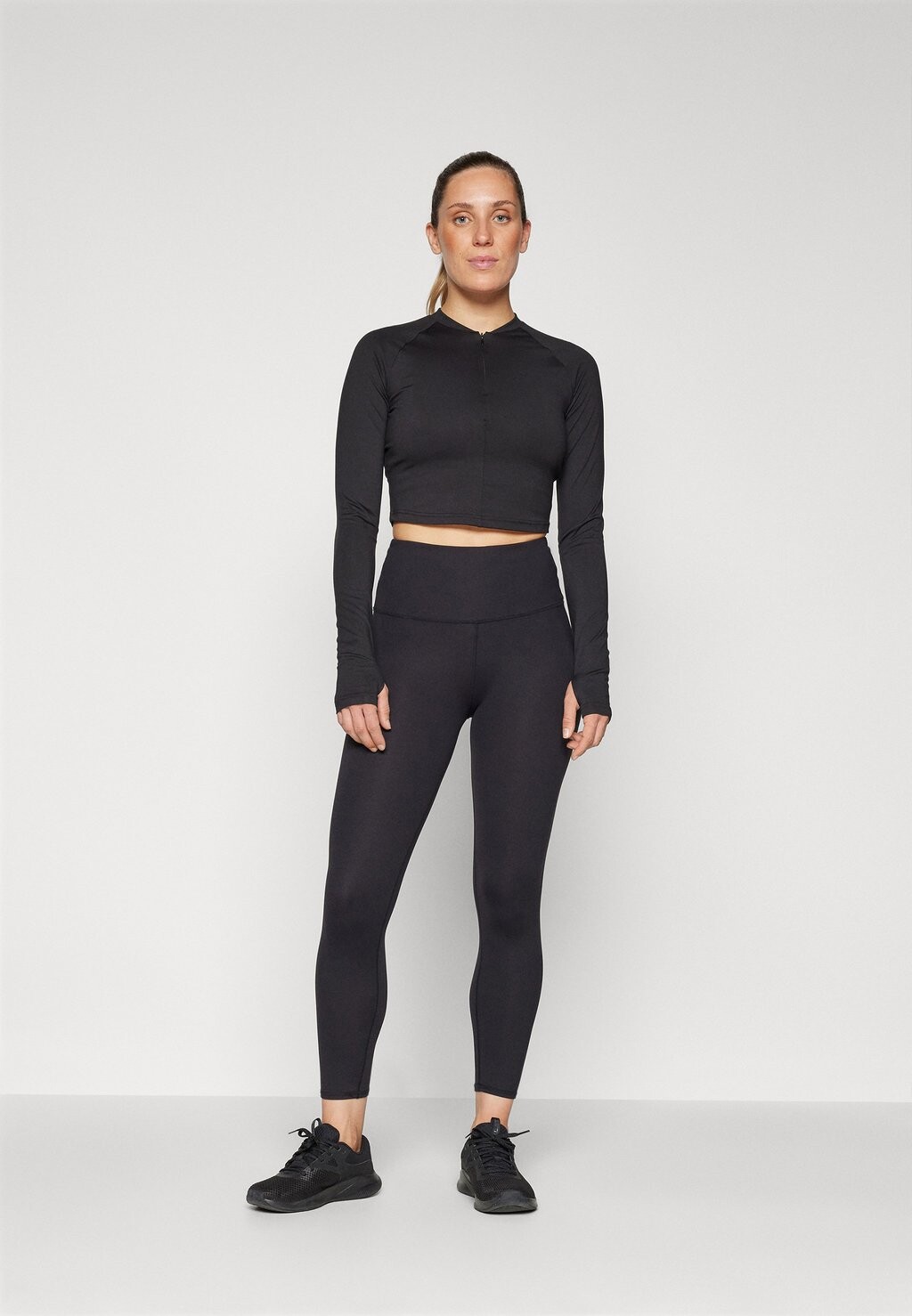 Рубашка с длинным рукавом ONPSEE CROP TOP ONLY Play, серый 
Рубашка с длинным рукавом ONPSEE CROP TOP ONLY Play, серый