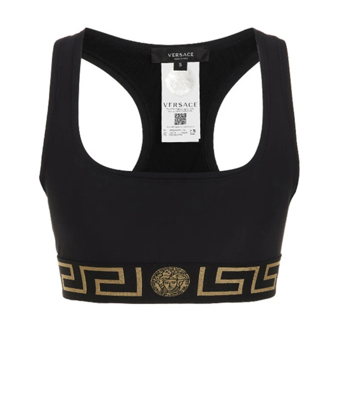 Спортивный топ Медуза Versace, черный
Спортивный топ Медуза Versace, черный