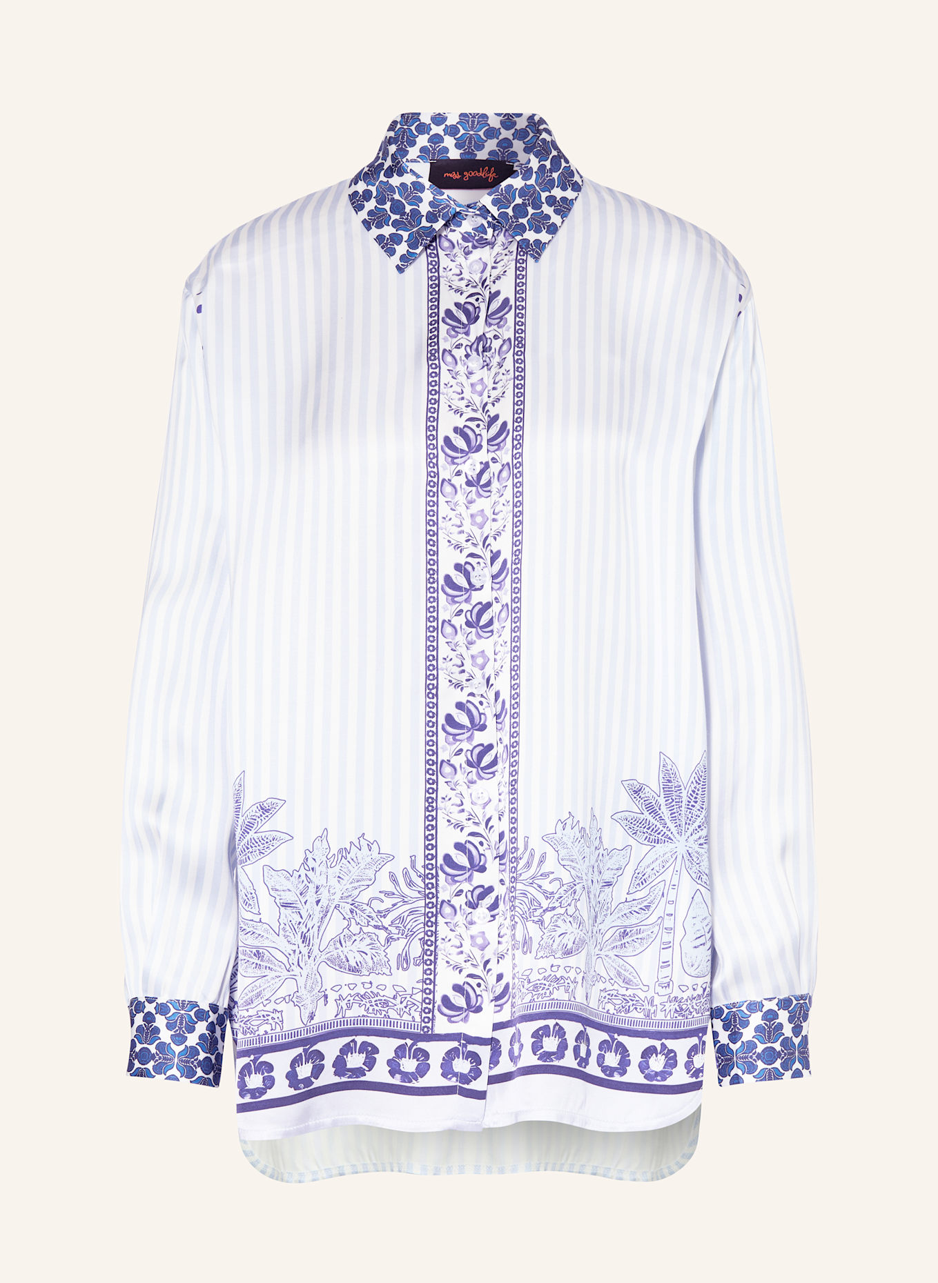 Атласная блузка-рубашка Miss Goodlife, мультиколор
Атласная блузка-рубашка Miss Goodlife, мультиколор