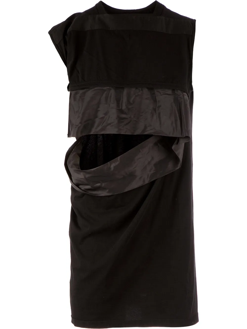 Топ с контрастной отделкой Rick Owens Drkshdw, черный
Топ с контрастной отделкой Rick Owens Drkshdw, черный