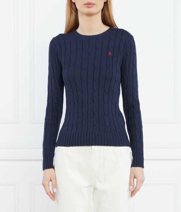 Джемпер женский Polo Ralph Lauren вязаный с узором, синий
Джемпер женский Polo Ralph Lauren вязаный с узором, синий