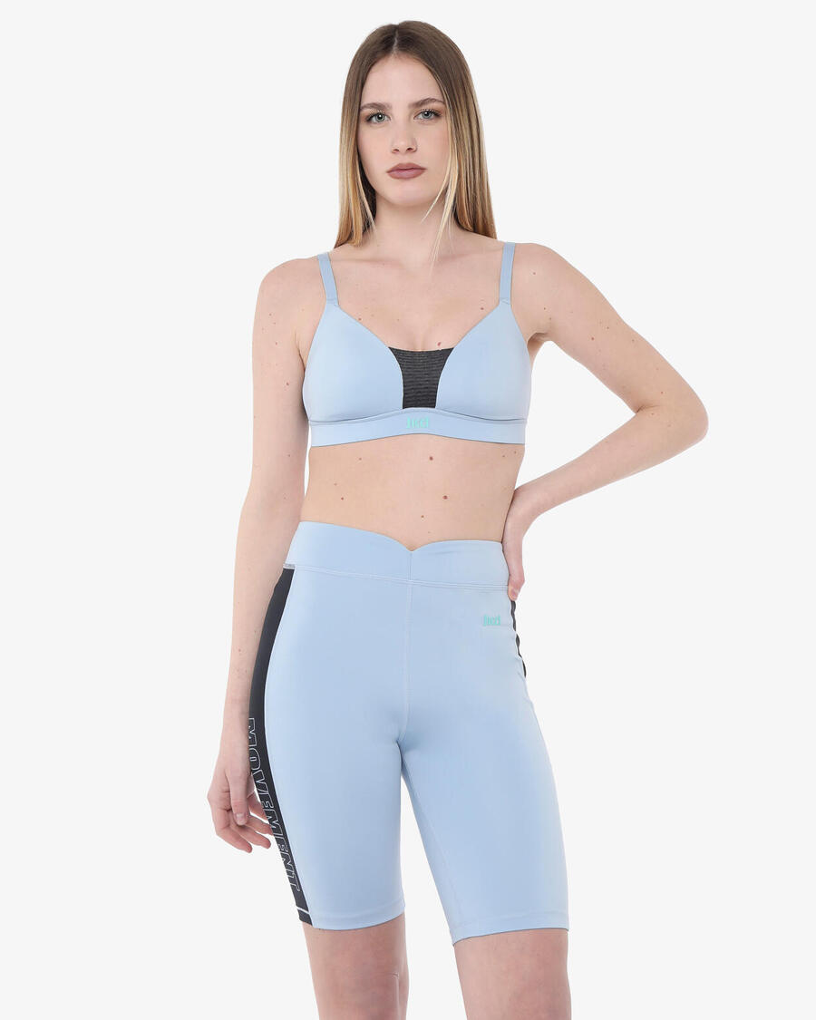 JAKED Светло-голубая синтетическая майка для фитнеса для женщин
JAKED Светло-голубая синтетическая майка для фитнеса для женщин