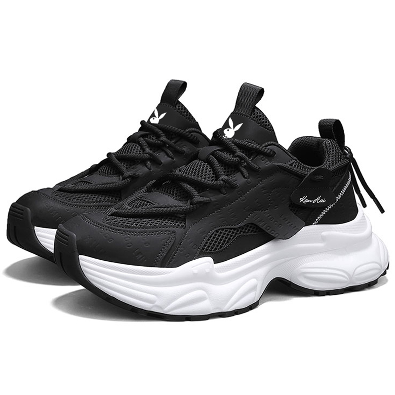 Износостойкие дышащие низкие массивные кроссовки для мужчин Playboy, Black
Износостойкие дышащие низкие массивные кроссовки для мужчин Playboy, Black