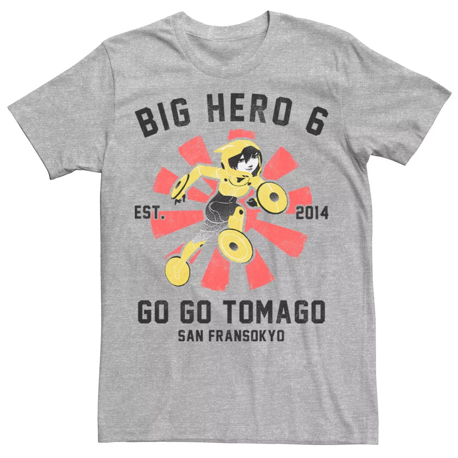 Мужская футболка с плакатом Big Hero 6 Go Go Tomago Disney
Мужская футболка с плакатом Big Hero 6 Go Go Tomago Disney