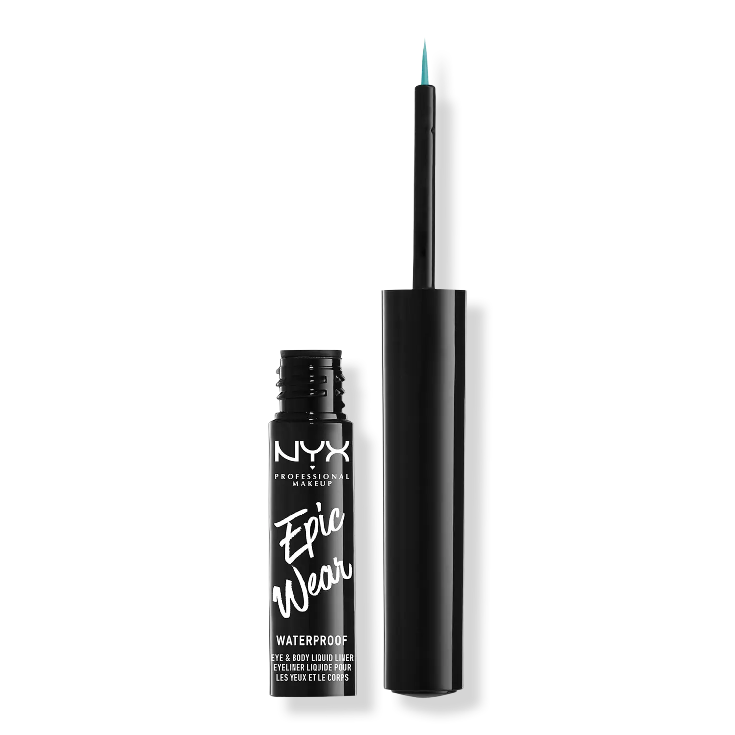 Жидкая металлическая подводка для глаз Epic Wear NYX Professional Makeup, Teal Metal (metallic teal)
Жидкая металлическая подводка для глаз Epic Wear NYX Professional Makeup, Teal Metal (metallic teal)