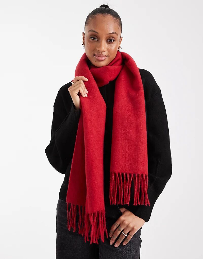 Супермягкий тканый шарф с кисточками от ASOS DESIGN красного цвета
Супермягкий тканый шарф с кисточками от ASOS DESIGN красного цвета