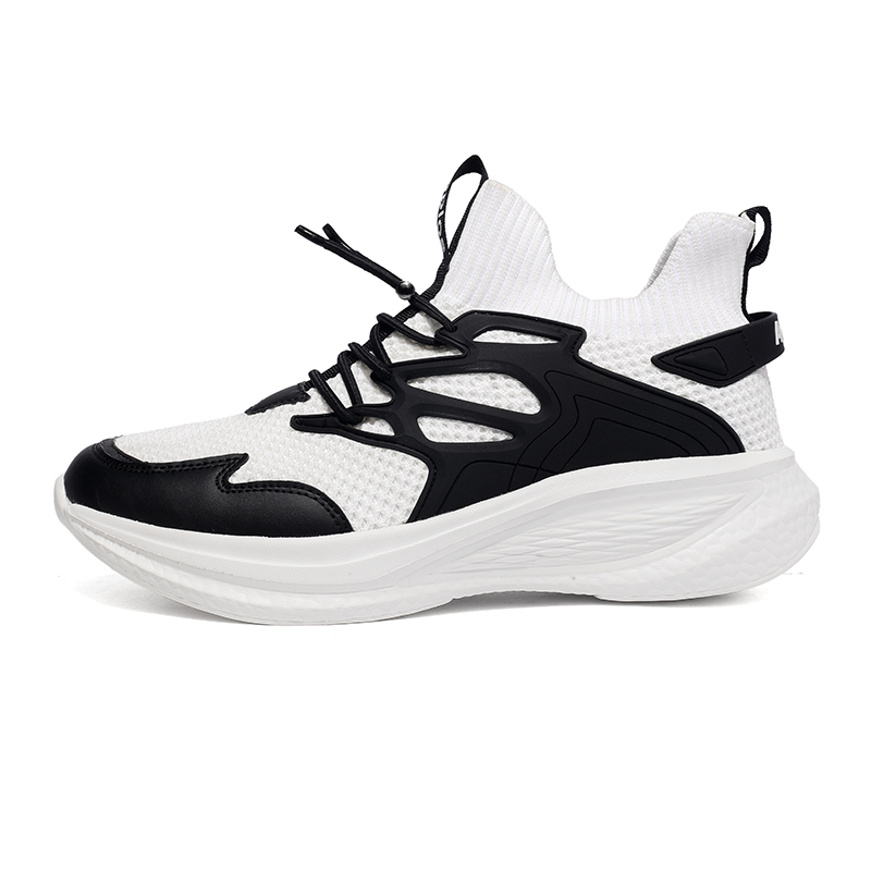 TELENT Мужские дышащие низкие кеды с амортизацией бело-черные, цвет White Black
TELENT Мужские дышащие низкие кеды с амортизацией бело-черные, цвет White Black