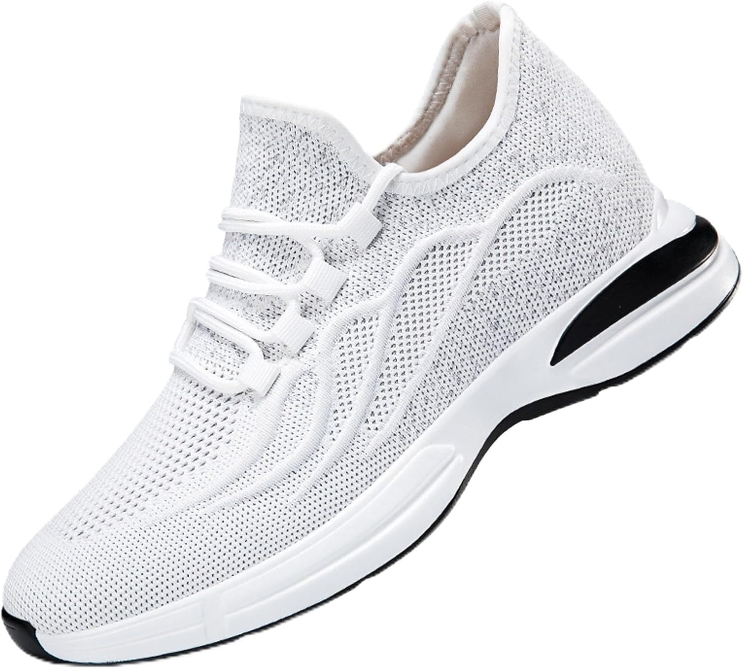 Мужские кроссовки с подъемом на 8 см, дышащая сетка, легкие, спортивные повседневные кроссовки для мужчин Generic, белый
Мужские кроссовки с подъемом на 8 см, дышащая сетка, легкие, спортивные повседневные кроссовки для мужчин Generic, белый