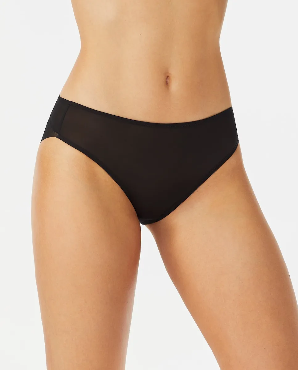 Классические трусики с эффектом танга и тюлем Promise, черный
Классические трусики с эффектом танга и тюлем Promise, черный