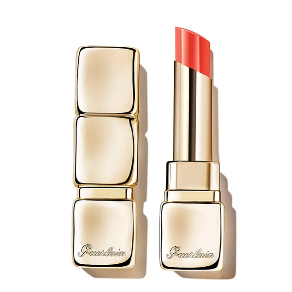 Сияющая финишная помада Kisskiss Shine Bloom Guerlain, цвет peach kiss
Сияющая финишная помада Kisskiss Shine Bloom Guerlain, цвет peach kiss