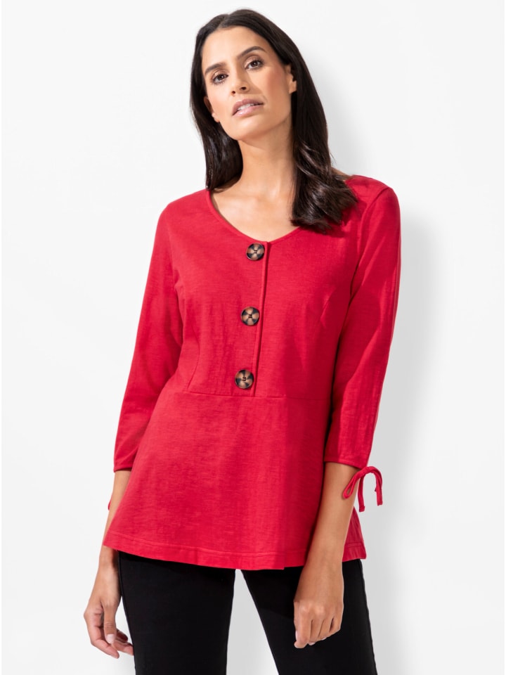 Рубашка с рукавами 3/4 клубничного цвета WITT WEIDEN
Рубашка с рукавами 3/4 клубничного цвета WITT WEIDEN