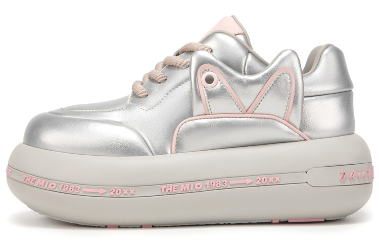 Кеды, скейтборд обувь женская низкая Mio, серебряный
Кеды, скейтборд обувь женская низкая Mio, серебряный