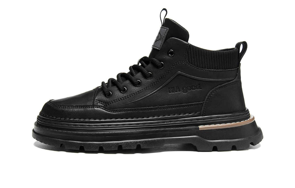 HLA Мужские ботинки Martin черные, хаки, черно-серые - черные (с флисовой подкладкой), цвет Black (Fleece-Lined)
HLA Мужские ботинки Martin черные, хаки, черно-серые - черные (с флисовой подкладкой), цвет Black (Fleece-Lined)