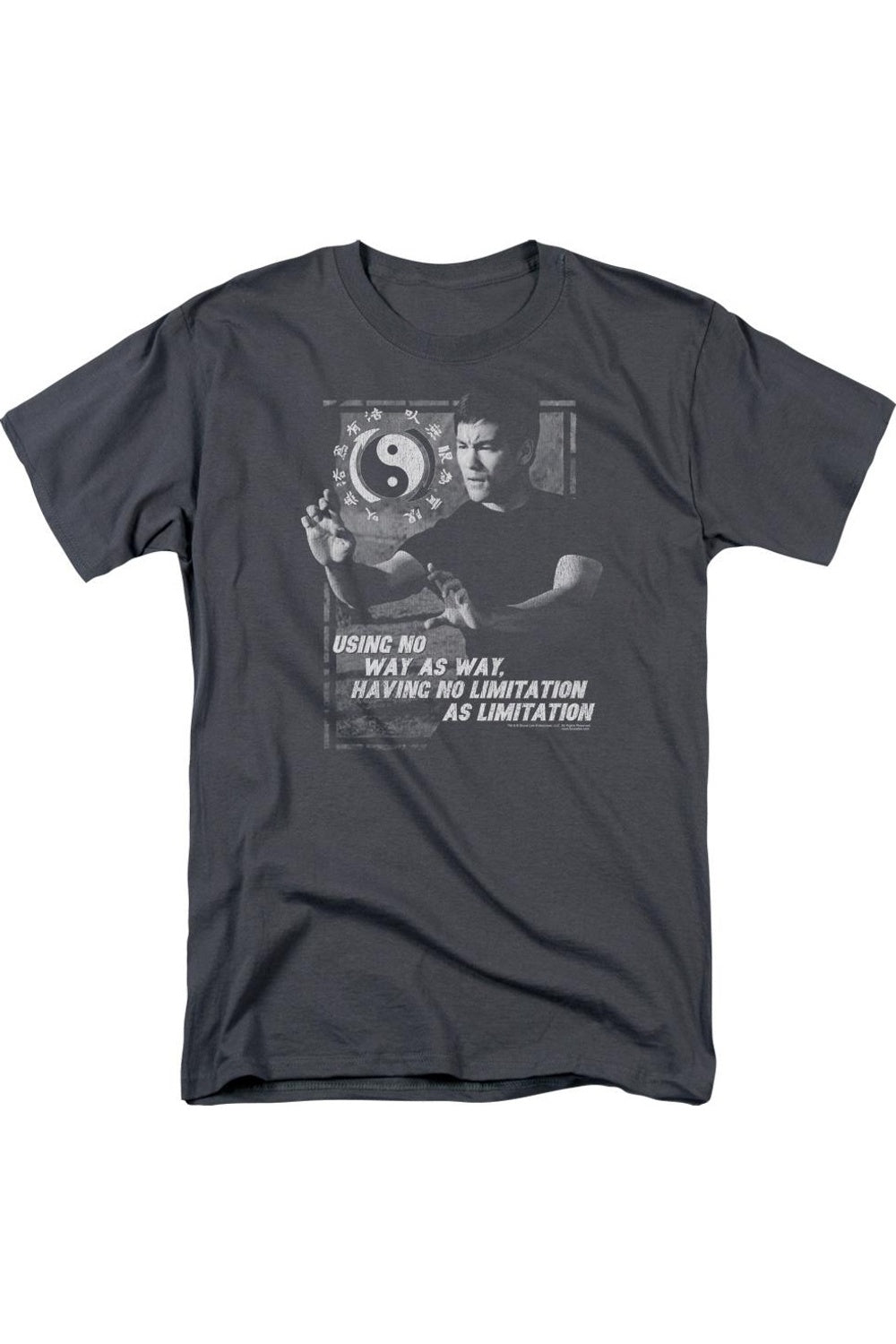 Футболка с коротким рукавом для взрослых с надписью «Bruce Lee No Way As A Way» Gildan, цвет charcoal
Футболка с коротким рукавом для взрослых с надписью «Bruce Lee No Way As A Way» Gildan, цвет charcoal