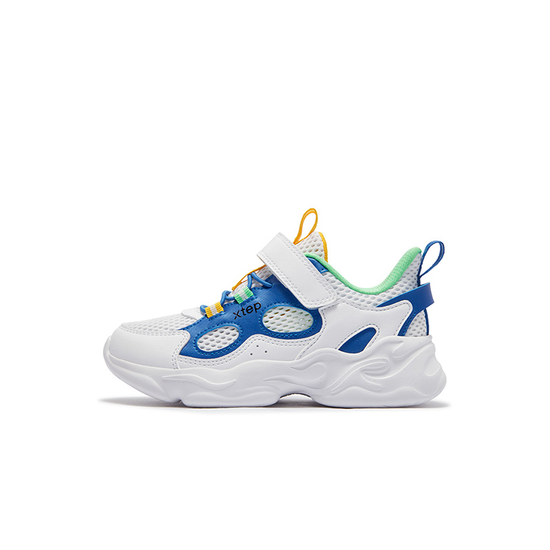 XTEP Нескользящие износостойкие низкие повседневные кроссовки белого и синего цвета для детей 
XTEP Нескользящие износостойкие низкие повседневные кроссовки белого и синего цвета для детей