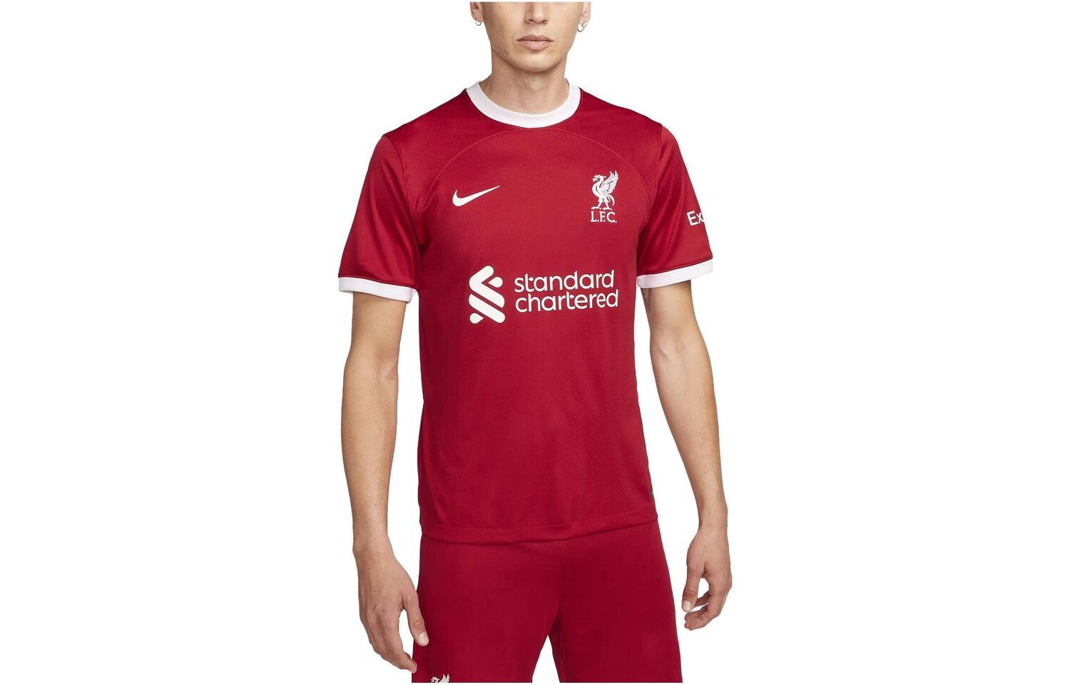 Мужское футбольное джерси Nike, Красный и белый
Мужское футбольное джерси Nike, Красный и белый