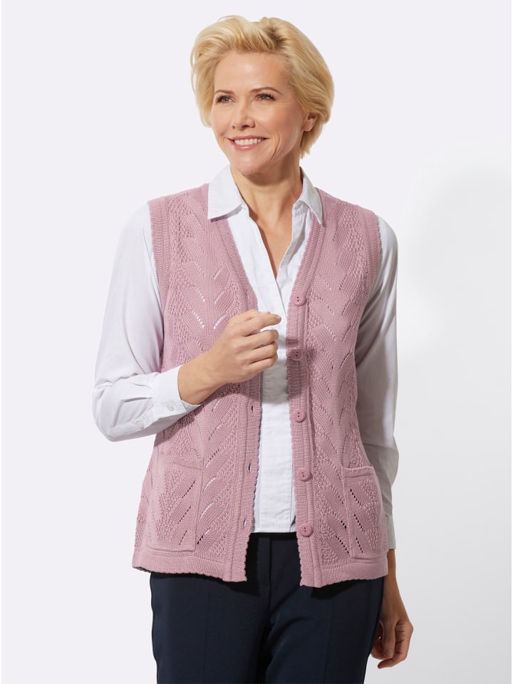 WITT WEIDEN Вязаный жилет сиреневого цвета
WITT WEIDEN Вязаный жилет сиреневого цвета