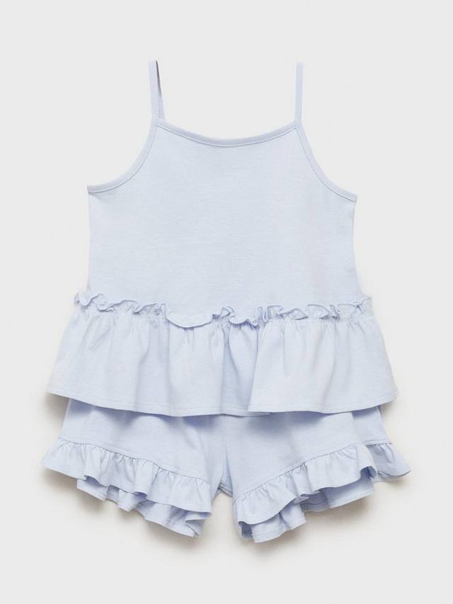 Детский пижамный комплект из хлопка Nubeb Mango, Pastel Blue
Детский пижамный комплект из хлопка Nubeb Mango, Pastel Blue